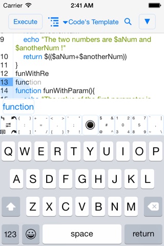 bashi - programming language screenshot 3