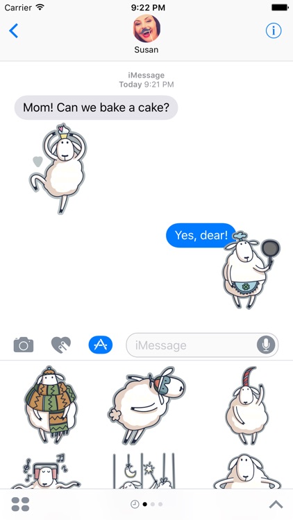 Baa the Sheep – Farm Animal Stickers for iMessage