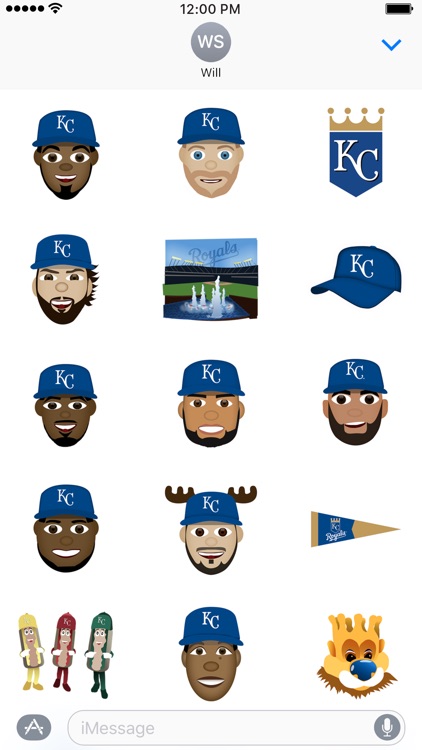 Kansas City Royals 2017 MLB Sticker Pack