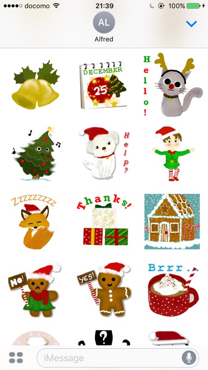 Tis The Season Christmas Stickers