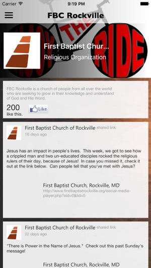 First Baptist Rockville(圖2)-速報App