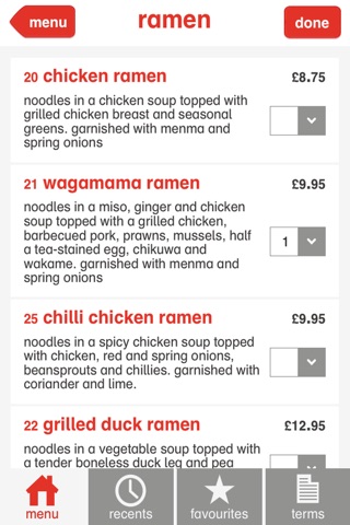 wagamama go screenshot 4