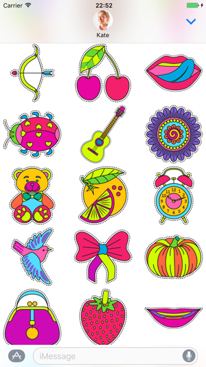 Fashionable cute - Stickers for iMessage(圖5)-速報App