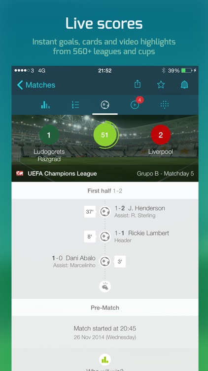 Forza Football - Soccer live scores & highlights screenshot-0