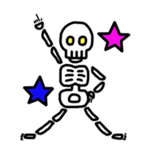 Funny Skeleton - Stickers!
