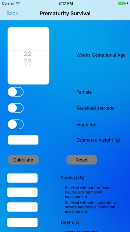 Perinatal Calculators screenshot-3