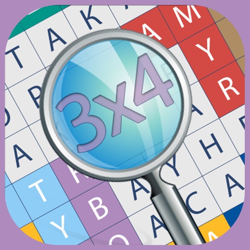 Fillwords 3x4: word search iOS App