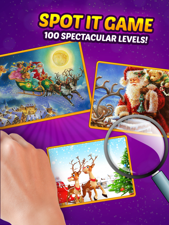 Игра найди отличия - Счастливого Рождества для iPad