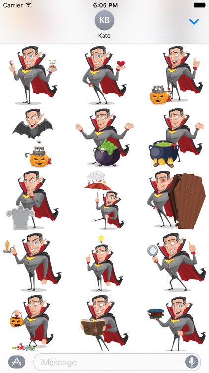 Count Transylvania - Funny Vampire Sticker Pack