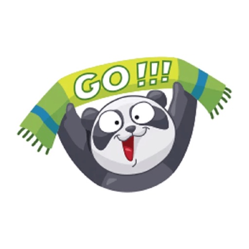 Panda GO - sticker pack for iMessage icon