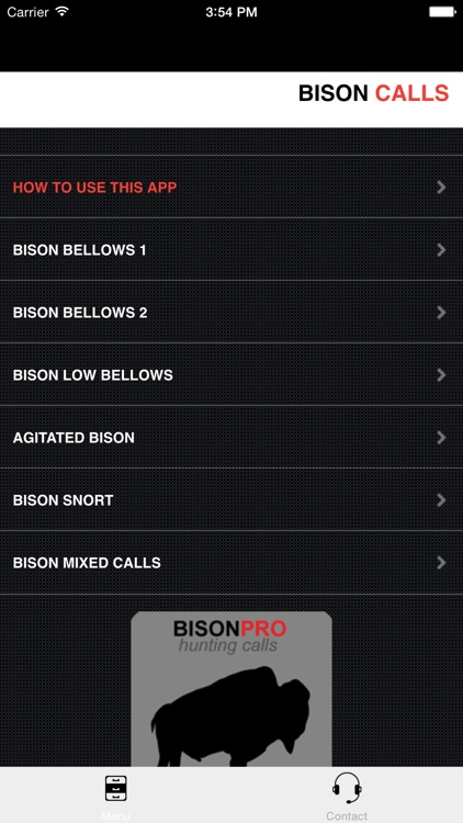 Bison Big Game Hunting Calls