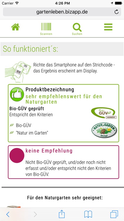 BIO-GARTENcheck