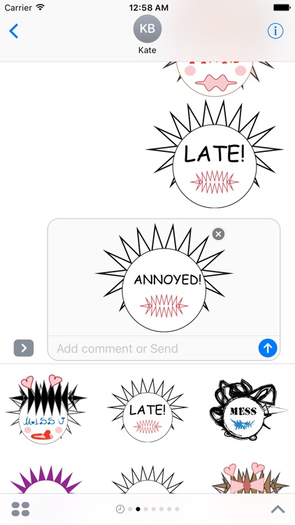 Emotional Emoji Creatures Free Sample Stickers