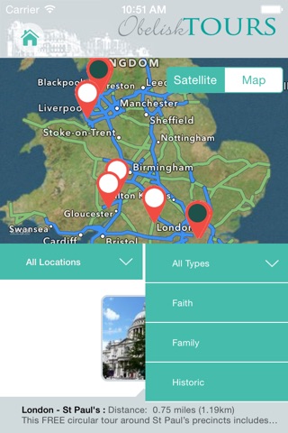 Obelisk Tours | Tours of London & Britain screenshot 2