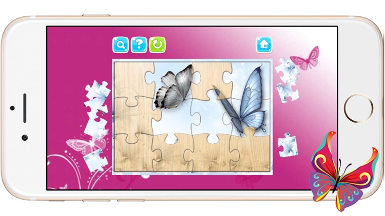 Butterfly Jigsaw Puzzles Games for Preschool Kids