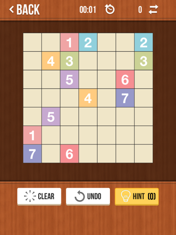 Number Link Free - Logic Path and Line Drawing Board Game screenshot 3