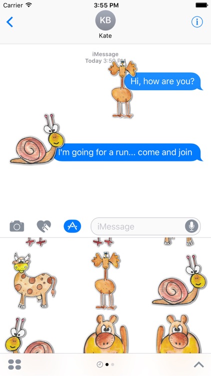 Cute Creatures Stickers