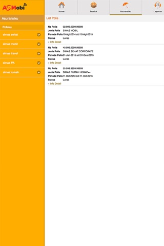 Asuransi Sinar Mas Online screenshot 3