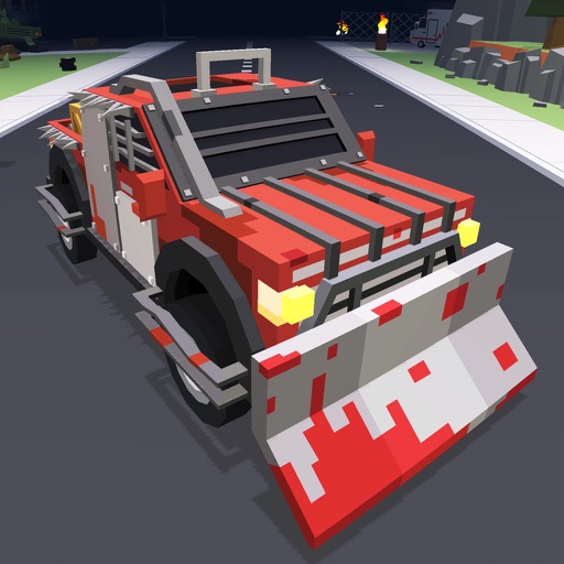 Blocky Zombie Highway - Endless Driving Carnage icon