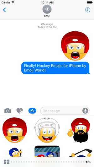 Hockey Emoji Stickers(圖4)-速報App