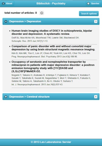 Biblioclick in Psychiatry screenshot 3