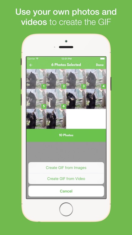 GIF Maker: Create and edit your own animated GIF.s