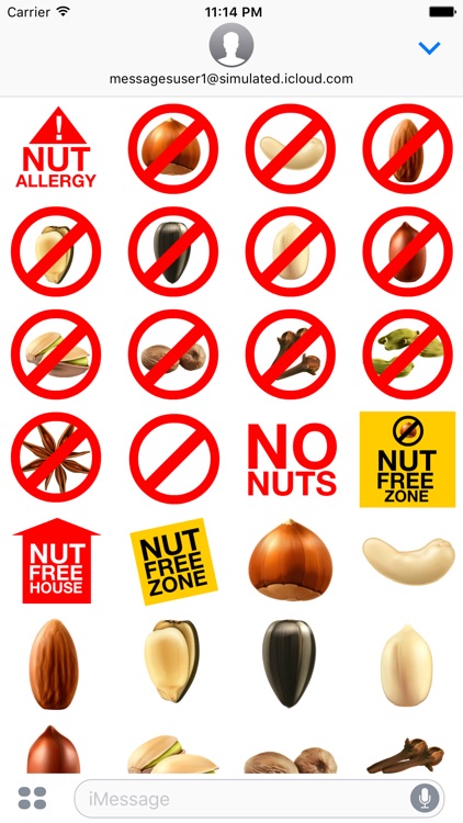 Nut Stickers