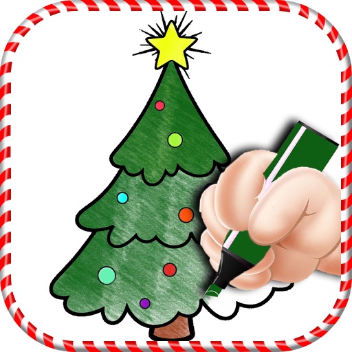 Christmas Tree Coloring Book - 70+ Color Pages Icon