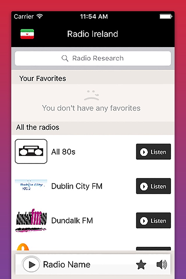 Radio Ireland - Radios IR - Radios Ireland FREE screenshot 2