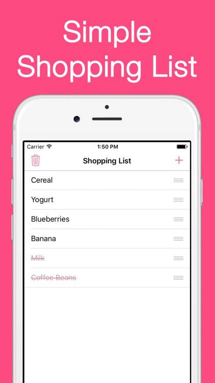 Grocery Shopping List - Simple Groceries Memo App