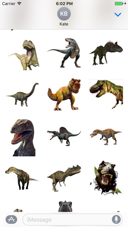 Dinosaur Stickers for iMessage+