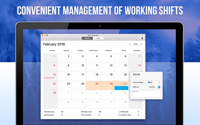 Work Calendar - Schedule Planner thumbnail 1