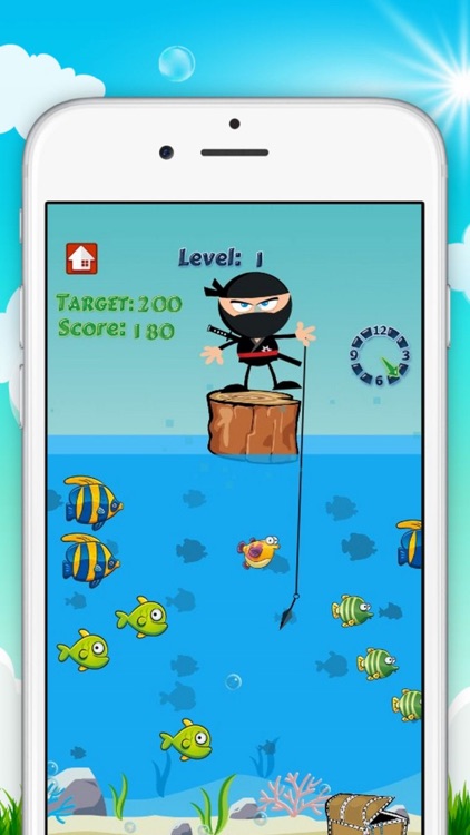 Ninja Fishing Game