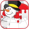 Christmas And Snowman Jigsaw Puzzles Game for Kids