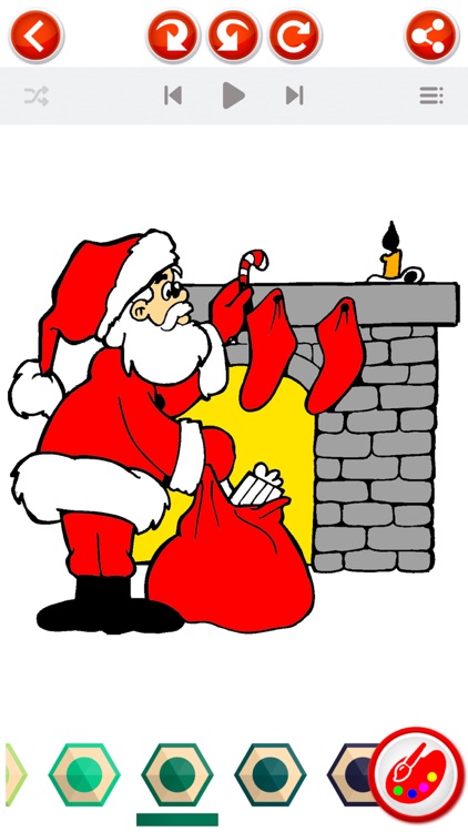Christmas Coloring Book  - Xmas Pictures to Color screenshot-3