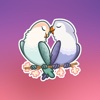 Love Birds Emoji Stickers - for iMessage
