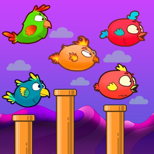 Flappy Extended: High Risers - Flip level with me Icon