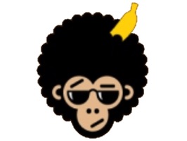 Cool sticker pack with monkeys