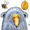 Bear & Bee! Stickers