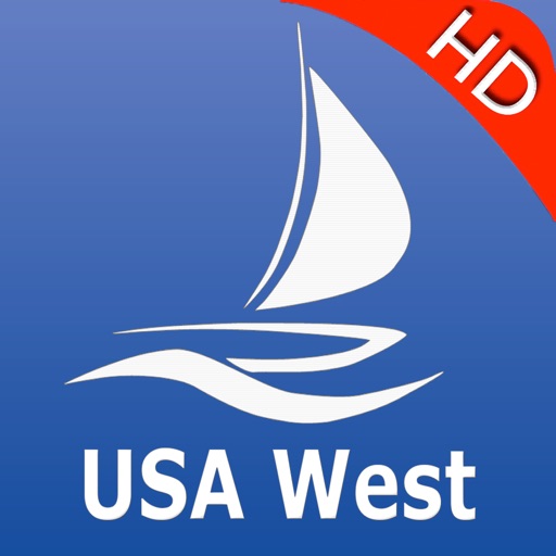 USA West GPS Nautical charts pro
