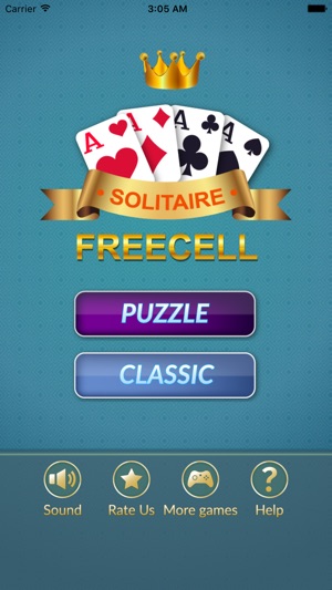 Freecell - Solitaire card game puzzle