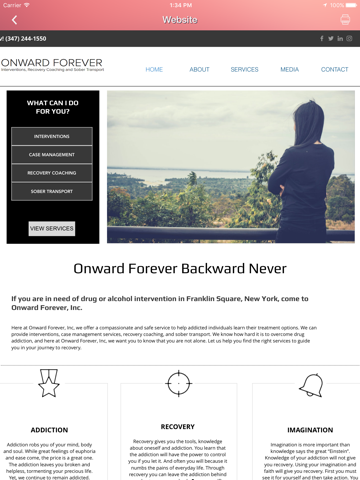 Onward Forever Inc. screenshot 2