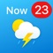 Weather ℃ displays the temperature on your Home Screen icon, Notification Center and Lock Screen