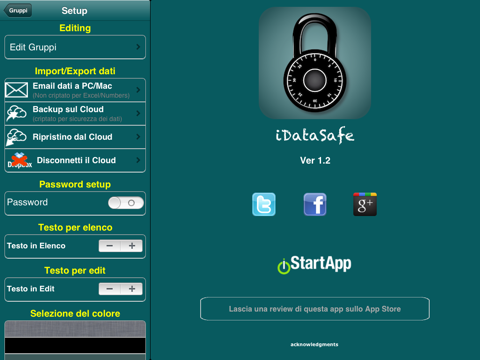 iDataSafe - data manager. screenshot 3