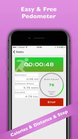 Game screenshot Stepby Daily Weekly Pedometer apk