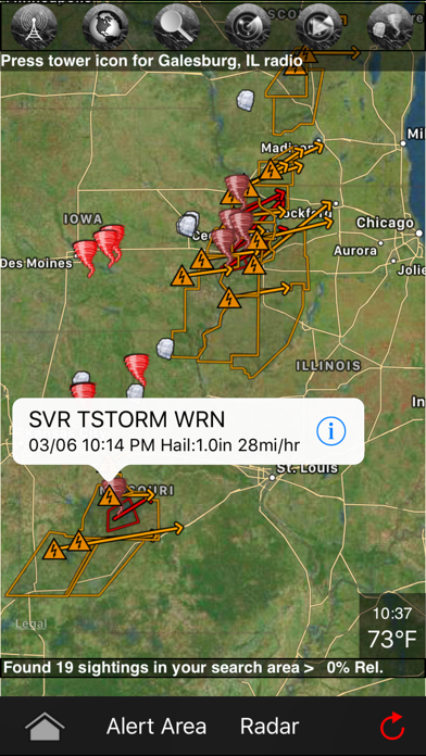 TornadoSpy+: Tornado Maps, Warnings and Alerts Screenshot 3