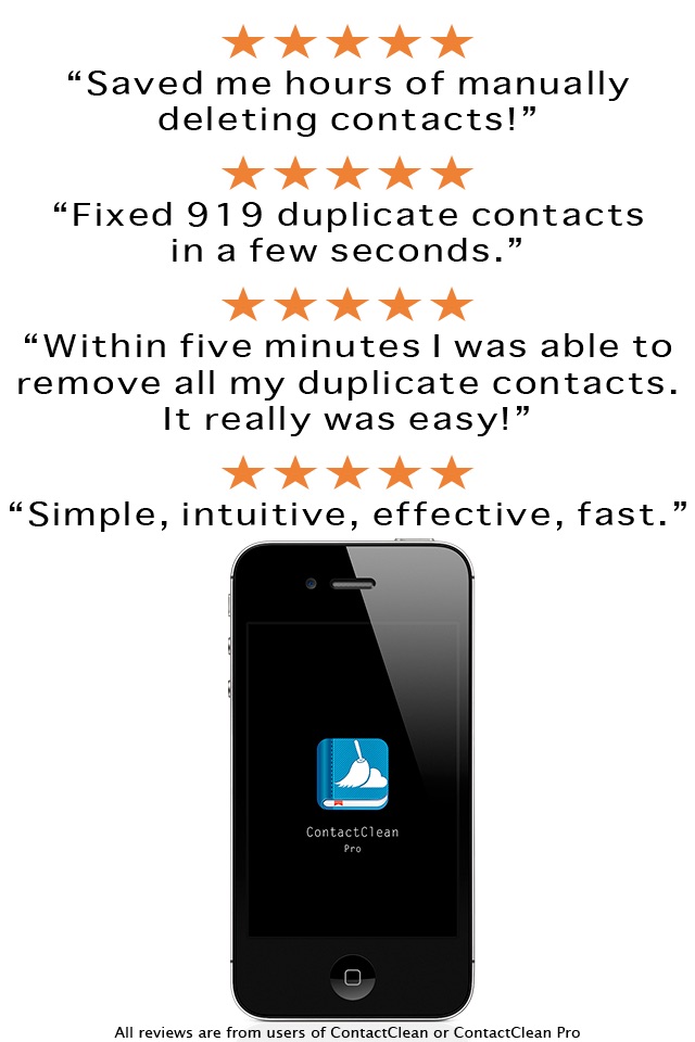 ContactClean Pro - Address Book Cleanup & Repair screenshot 2