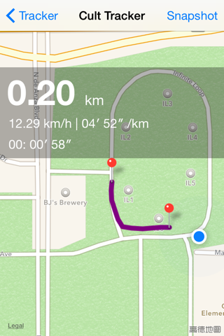 一休小马轨迹 - GPS、海拔、心率和轨迹记录 screenshot 2