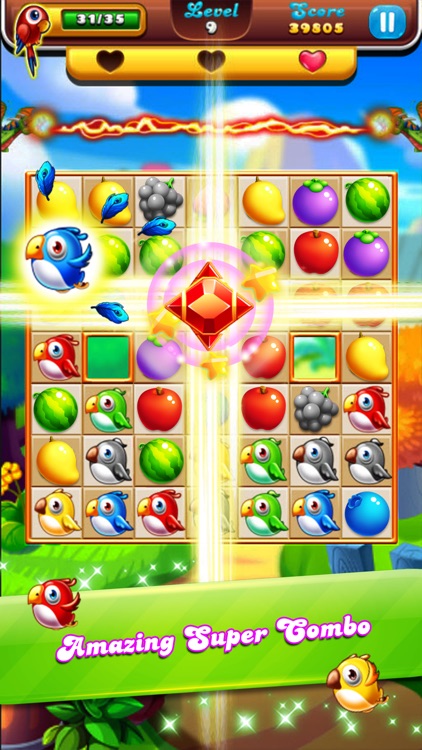 Fruits Garden & Pets - New Sweet Match 3 Blast