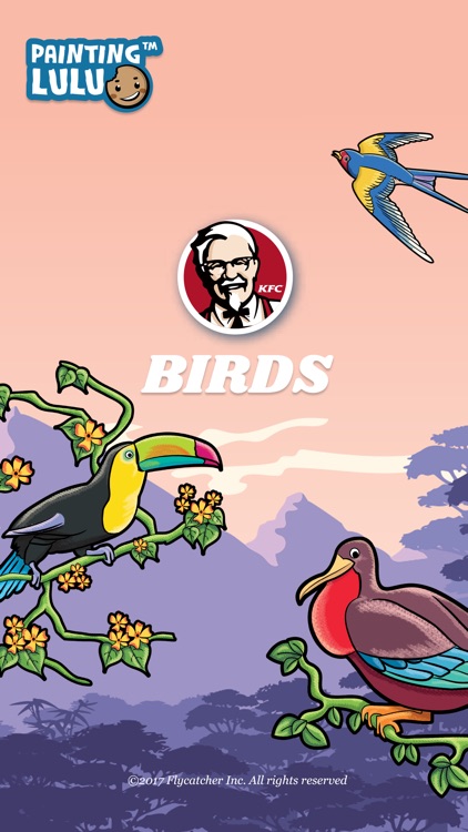 Painting Lulu Birds KFC